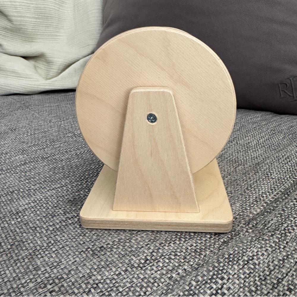 Lovevery Wooden Spinner Toy - Red and Blue Educational Toy - Picture 5 of 8